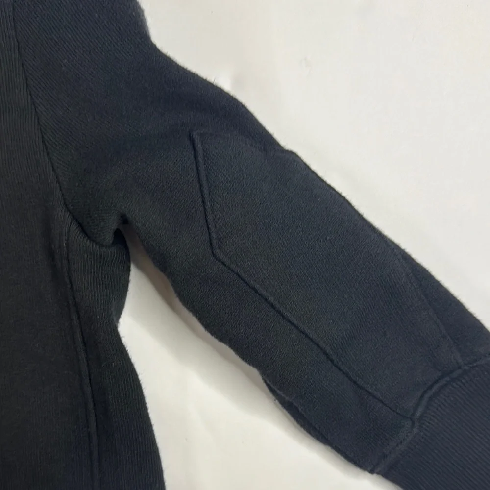 Gymboree Boys' Black and‎ Gray Zip-Up Hoodie with Ribbed Cuffs NWT XXS 3